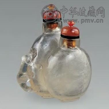 民国 玛瑙双联体鼻烟壶