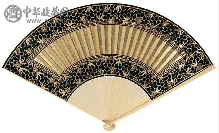 三十档描金女扇 扇面 三十档 描金纸本