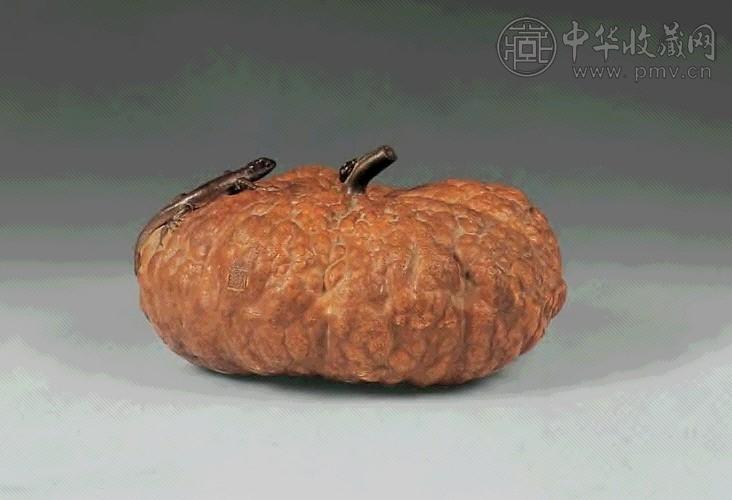 民国 紫砂雕南瓜