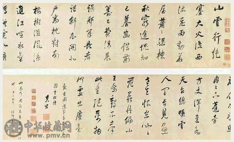 明 董其昌 草书诗 卷