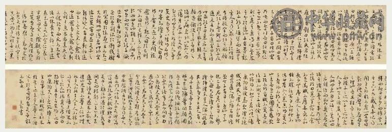 王宠 行草书《渔父篇》 卷 纸本
