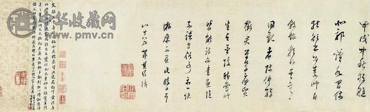 明 董其昌 草书《怀素自叙帖》 卷