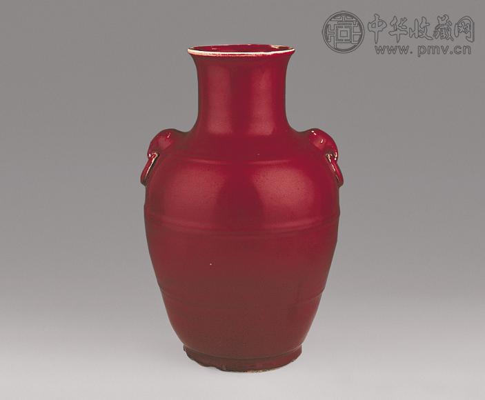 钧红象耳尊