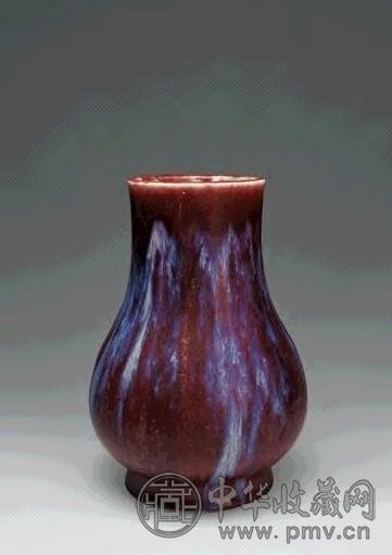 清中期 窑变釉尊