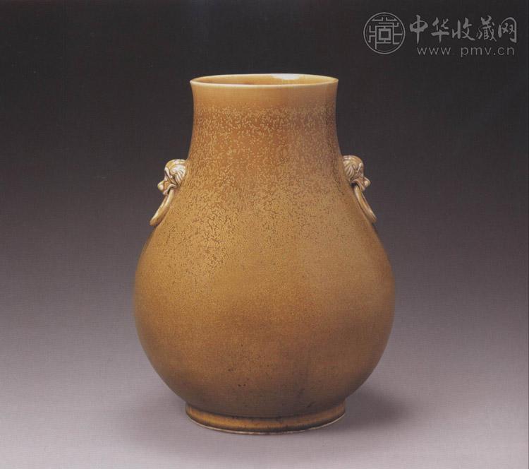 清光绪 厂官釉铺首尊