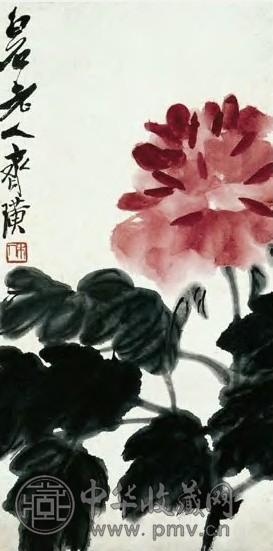 齐白石 现代 牡丹 轴