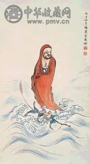 当代 梅兰芳 达摩 立轴