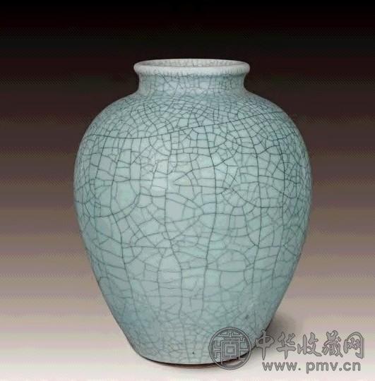 清雍正 仿哥釉太白尊