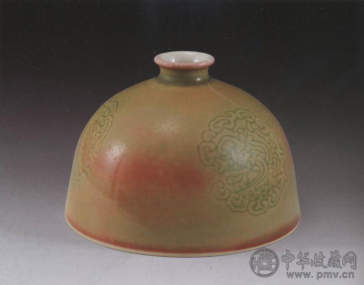 清康熙 豇豆红釉太白尊 清康熙 豇豆红釉太白尊