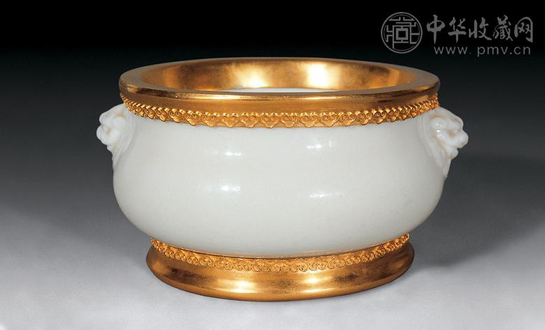 清早期 德化狮耳炉