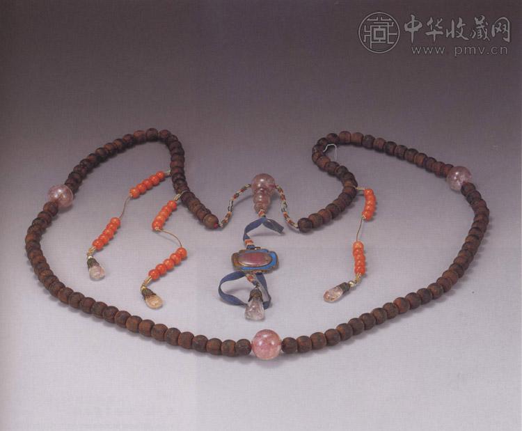 清中期 沉香木朝珠(108粒)