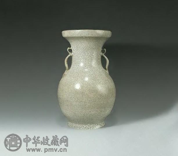 清乾隆 哥釉盘螭洗口尊