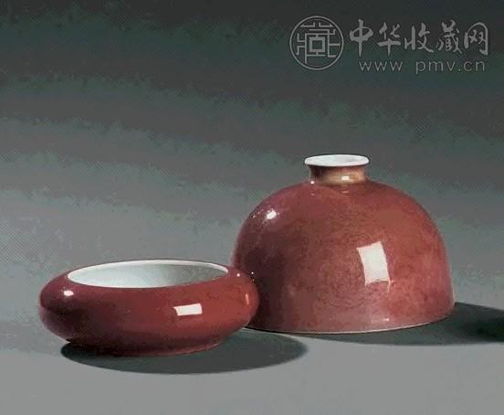 清康熙 豇豆红釉太白尊