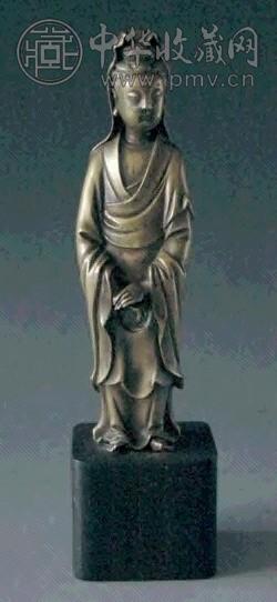十八/十九世纪 铜观音立像