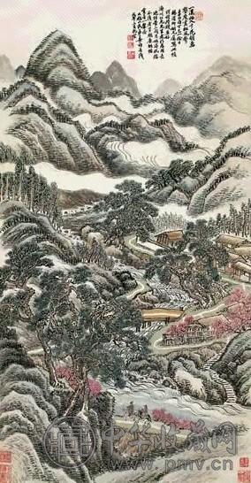 姜筠 李白诗意图 轴 姜筠 李白诗意图 轴