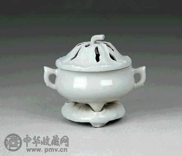 清 德花薰炉(1套3件）