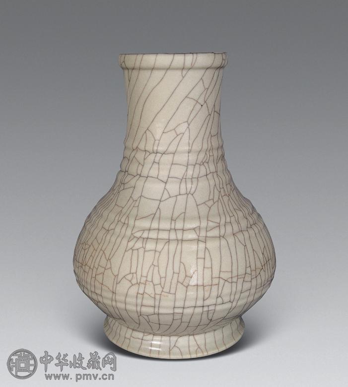 清 仿哥釉弦纹尊