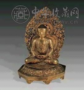 铜鎏金阿弥陀佛