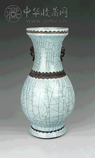 清乾隆 哥釉洗口尊