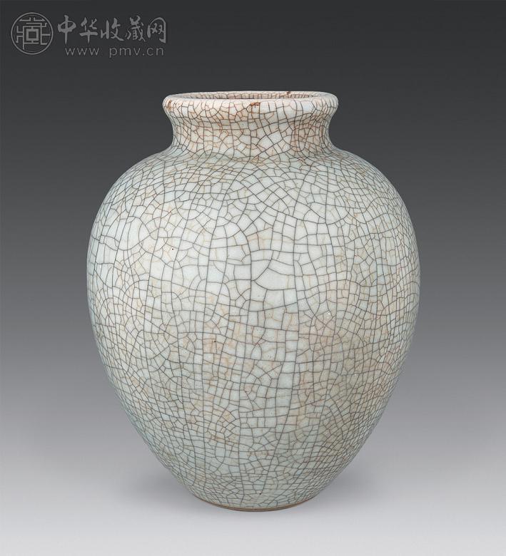 清雍正 哥釉太白尊