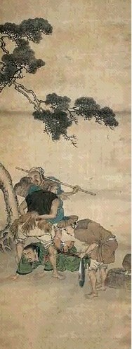 人物 镜心 设色绢本