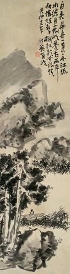 蒲华 云林寄兴图 立轴 水墨纸本