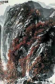 杜应强 秋艳 镜心 设色纸本