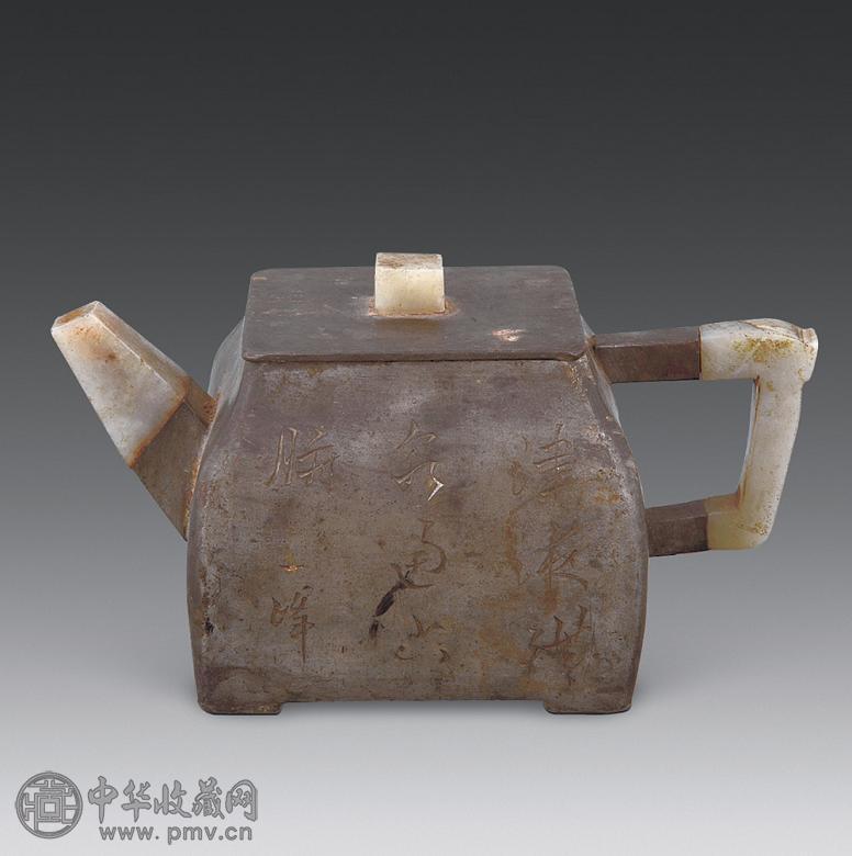 清 锡包紫砂壶