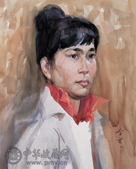 哈定 人物 水彩