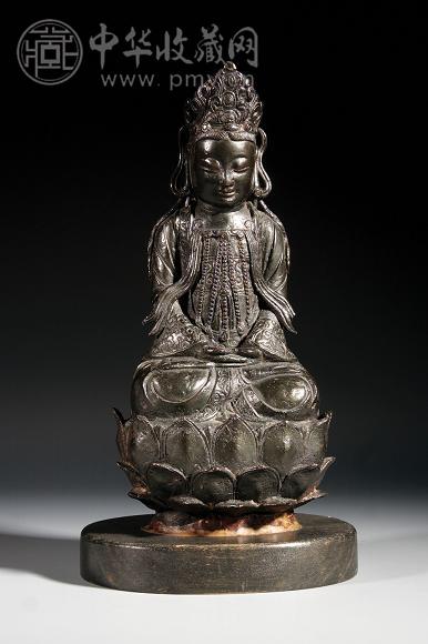 元明代 青铜菩萨坐像