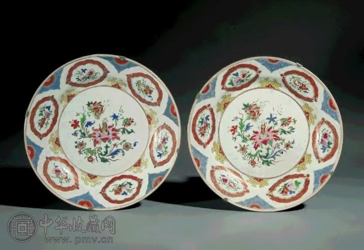清乾隆 清乾隆粉彩碟(1对)