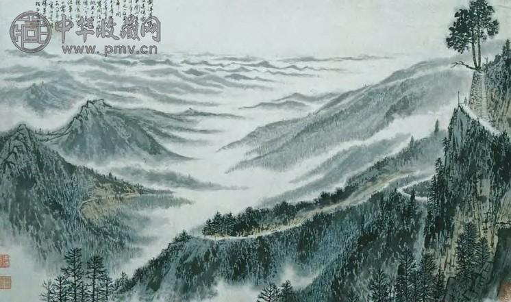 宋文治 当代 黄洋界 镜心