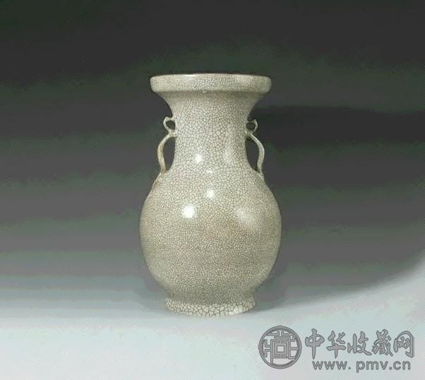 清乾隆 哥釉盘螭洗口尊