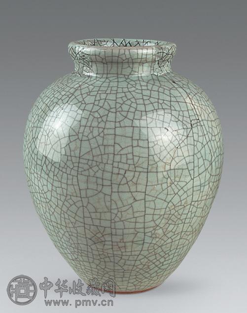 清雍正 仿哥釉太白尊