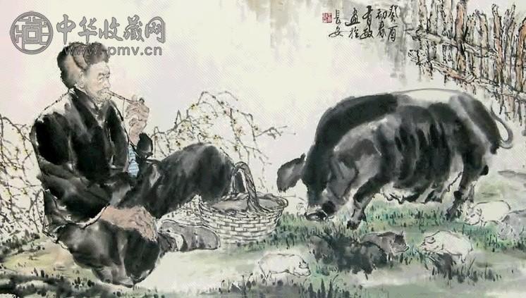 王友政 人物 镜心 设色纸本