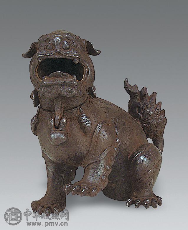 清 铁兽香熏