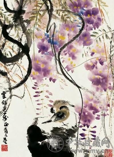 刘旦宅 近现代 花鸟 轴
