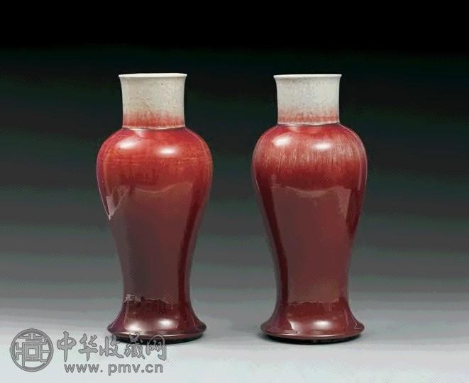 清康熙 郎窑红观音尊