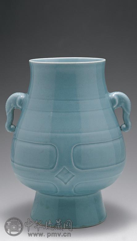 清光绪 年窑仿铜式象耳尊