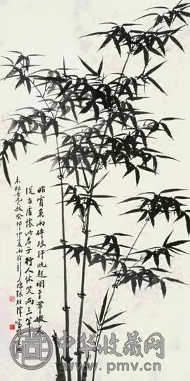 张祖泽 竹 立轴 纸本