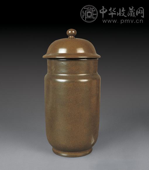 清 茶叶末釉壮罐