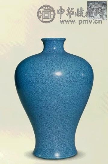 清乾隆 炉钧釉梅瓶