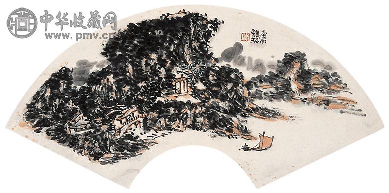 龙瑞 山水 镜心