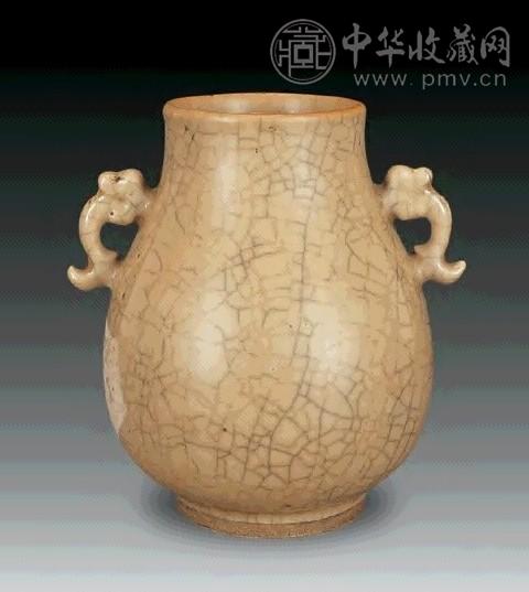 清中期 哥窑牛头尊