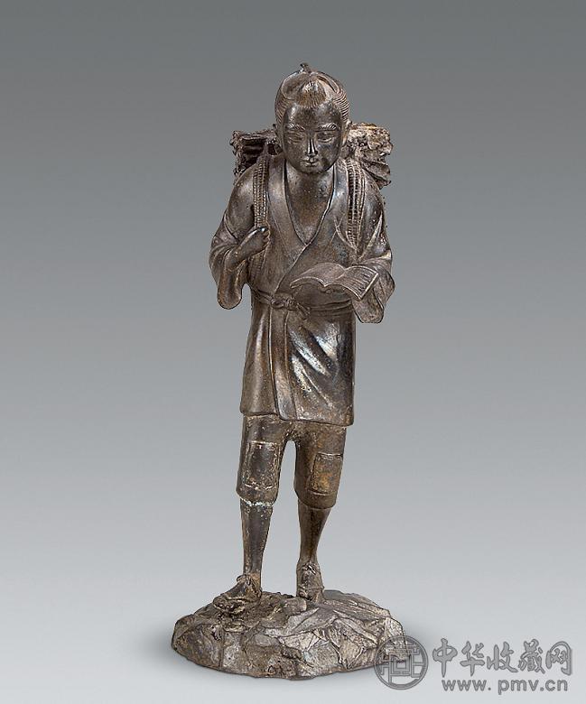 民国 铜人物摆件