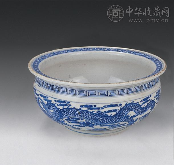 清 青花龙纹香炉