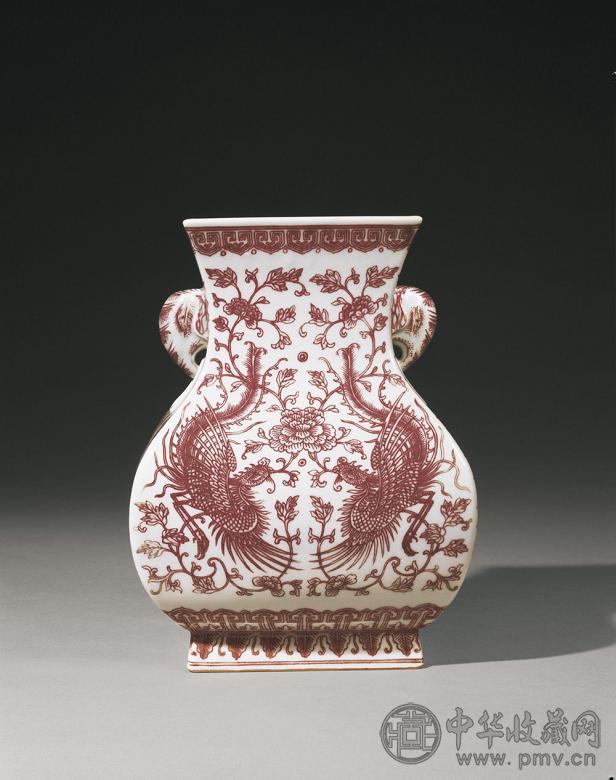 清康熙 豇豆红太白尊(1对)