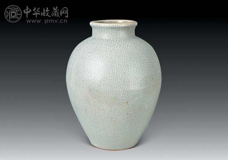 清乾隆 哥釉开片太白尊