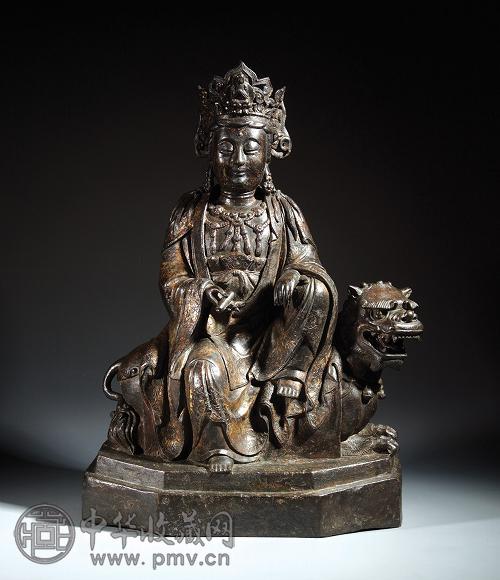 明代 青铜文殊菩萨像