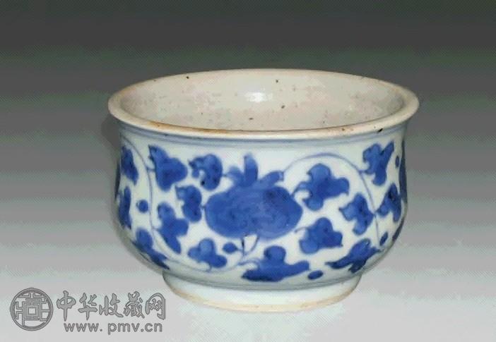 清康熙 青花香炉